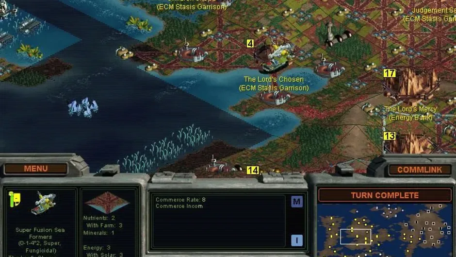 Sid Meier's Alpha Centauri, captura de tela 4