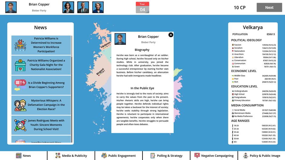 Votica screenshot