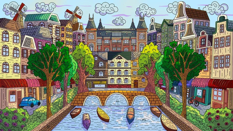 Кадър от 100 Amsterdam Cats