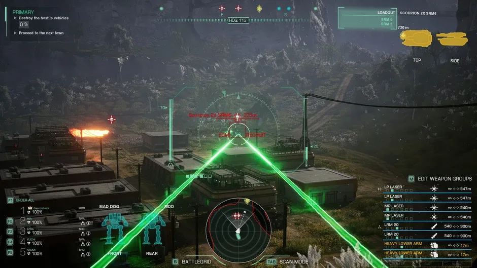 MechWarrior 5: Clans, captura de tela 5