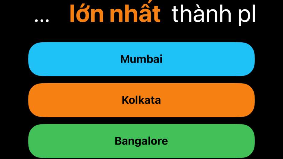 QuizzLingo Screenshot