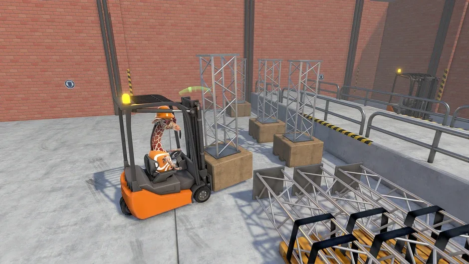 Extreme Forklifting 3 Preview: Giraffes, Forklifts, Chaos - PlayPile blog