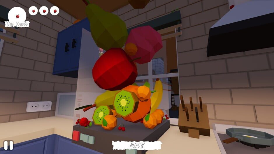 3D Watermelon Game Screenshot