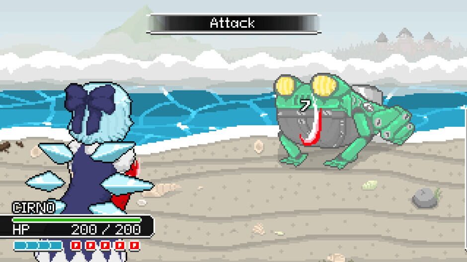 สกรีนช็อตจาก Touhou: Fearless Frogslayer (รูปที่ 8)