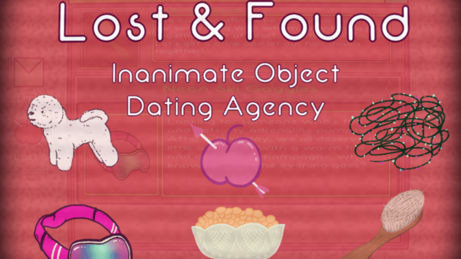 Lost & Found: Inanimate Object Dating Agency Screenshot
