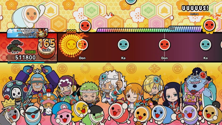 Taiko no Tatsujin: Rhythm Festival - One Piece Anime 25th Anniversary Collab. Pack Screenshot