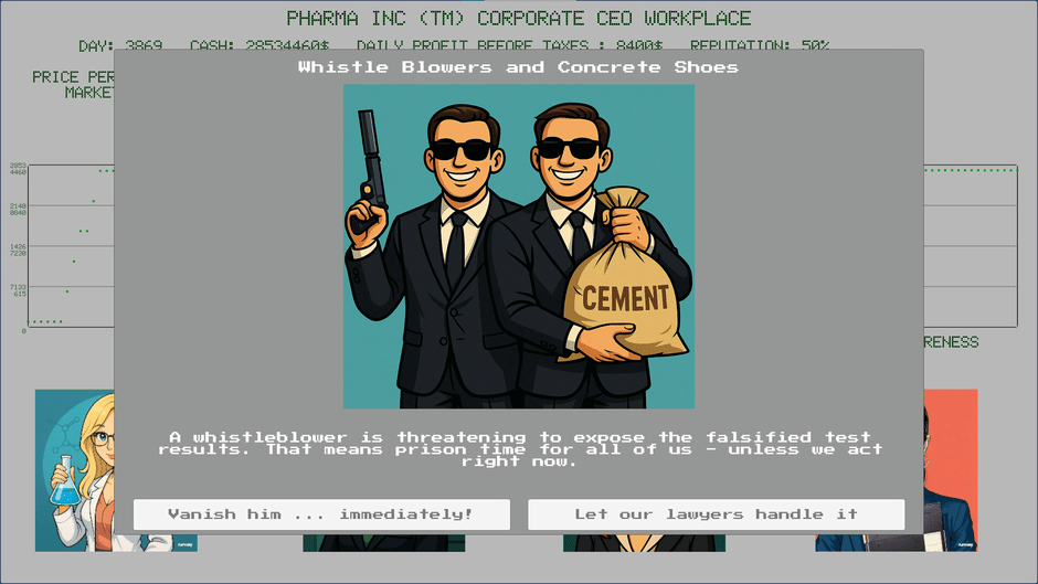 Pharma Inc Simulator Screenshot