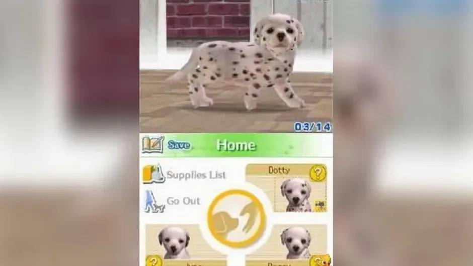 Skärmbild 4 från Nintendogs: Dalmatian & Friends
