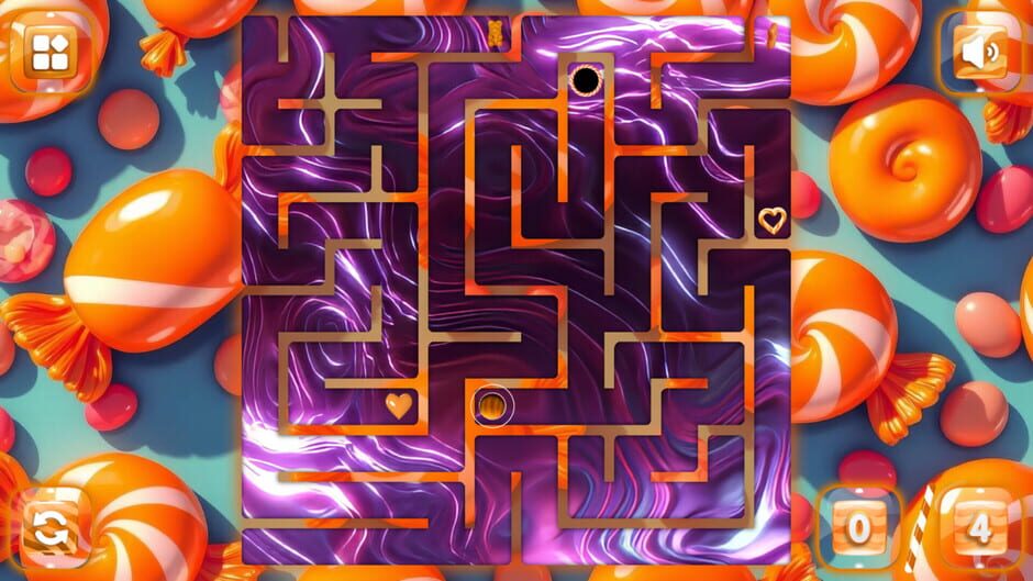 Sweetie Candy Maze: Orange screenshot 1