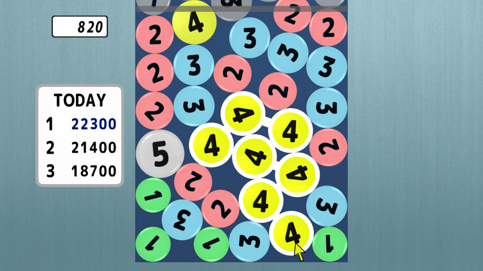 1234 Connect Puzzle Screenshot