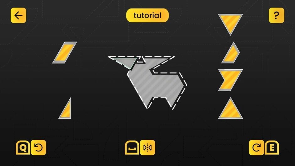 สกรีนช็อตจาก Tangram Collection: Hexagon Puzzle Pack (รูปที่ 3)