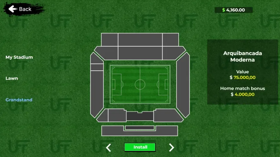Кадър от UltFoot: Football Manager