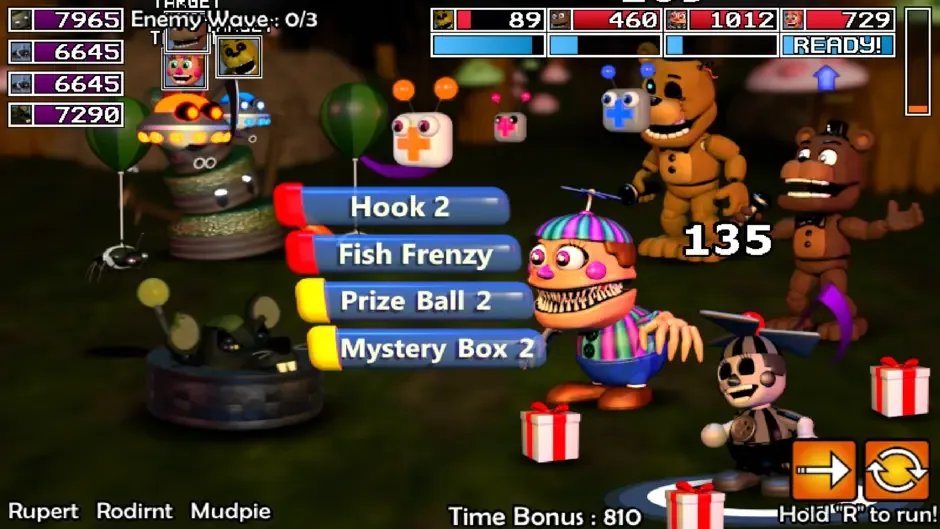 Кадър от FNaF World: Refreshed