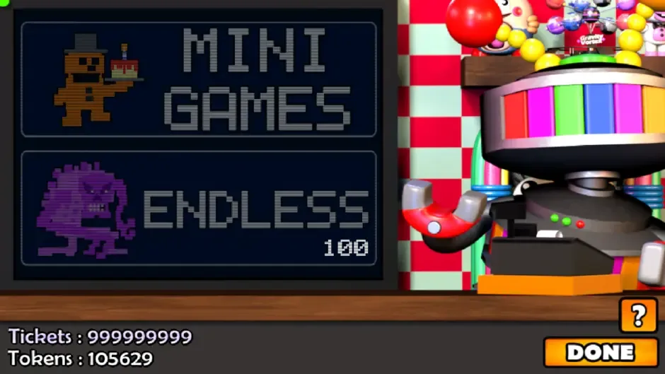 Кадър от FNaF World: Refreshed