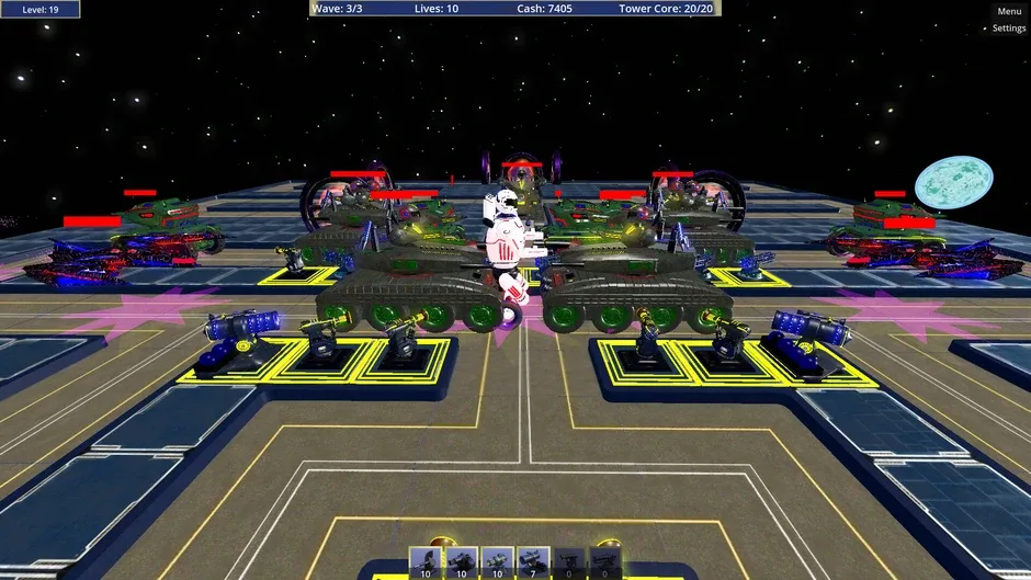 Кадър от Galaxy Defenders: Classic TD