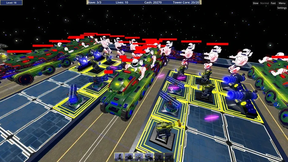 Кадър от Galaxy Defenders: Classic TD