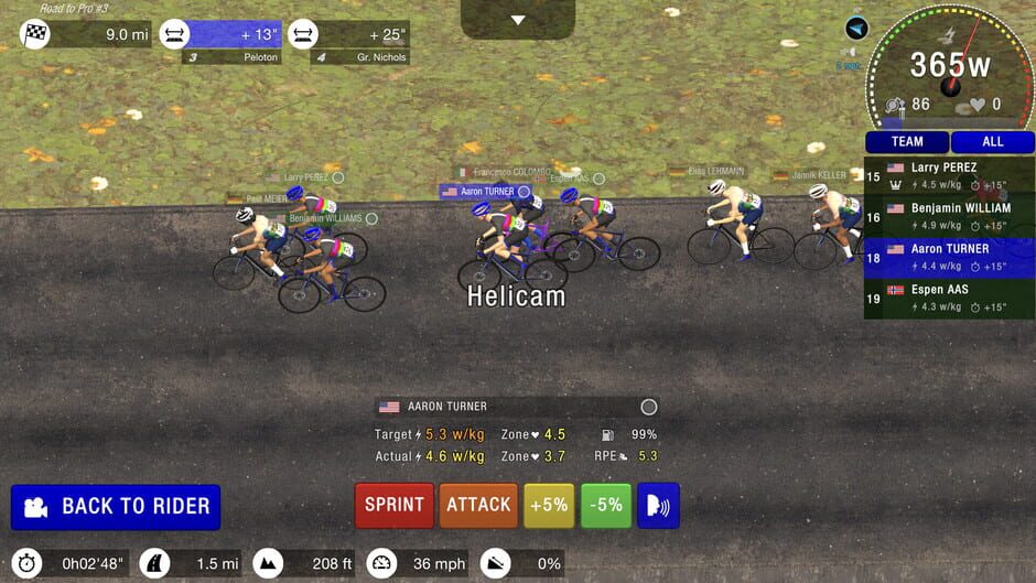 สกรีนช็อตจาก Velo Pro Racer (รูปที่ 4)