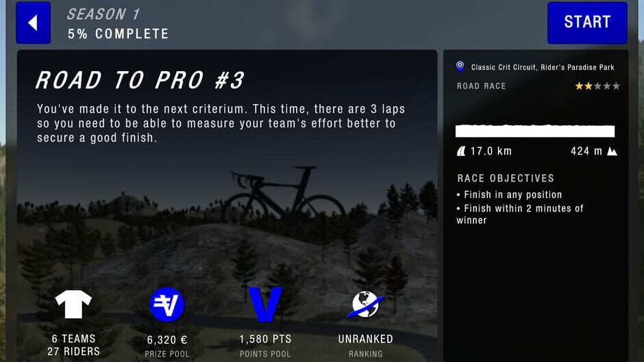 สกรีนช็อตจาก Velo Pro Racer (รูปที่ 6)