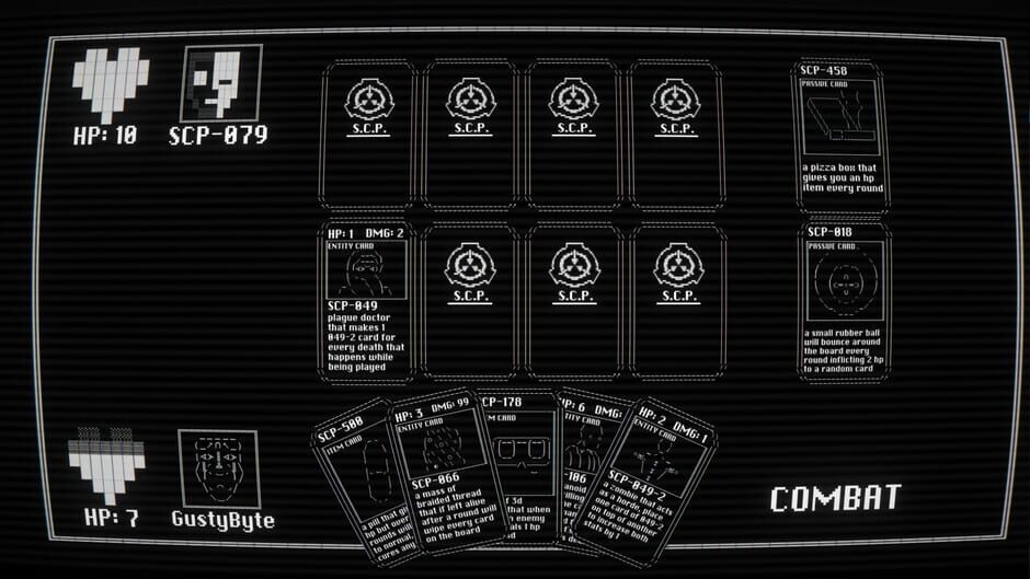 สกรีนช็อตจาก SCP: Cardtainment Breach (รูปที่ 2)