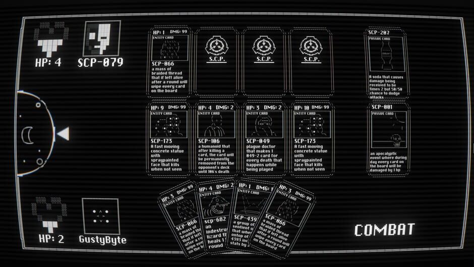 สกรีนช็อตจาก SCP: Cardtainment Breach (รูปที่ 4)