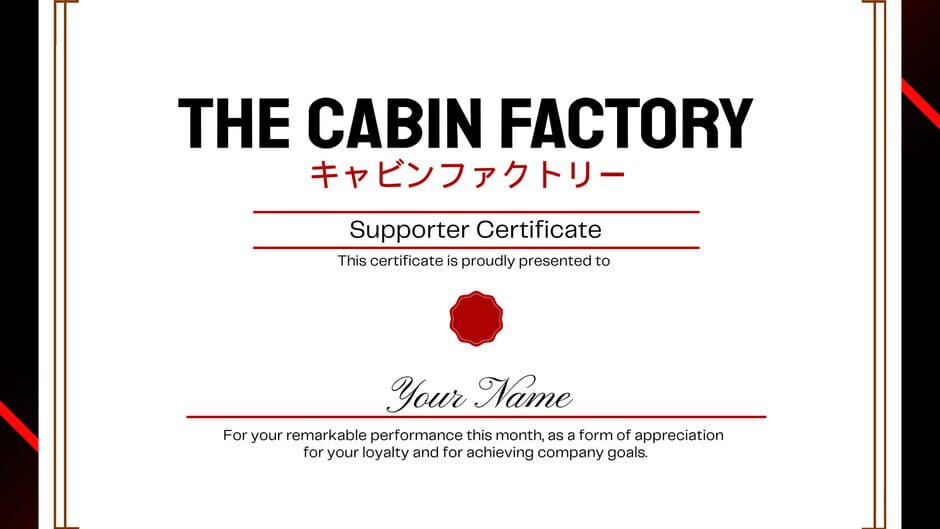 สกรีนช็อตจาก The Cabin Factory: Supporters Pack (รูปที่ 4)