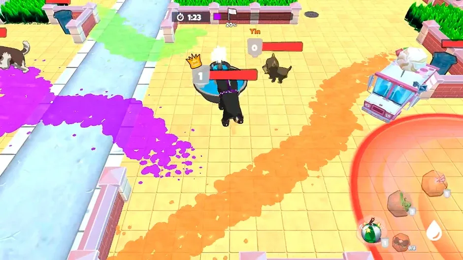 Кадър от DOBA: Dogs Battle Arena