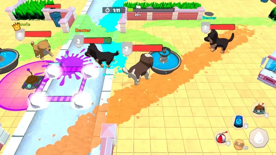 Кадър от DOBA: Dogs Battle Arena