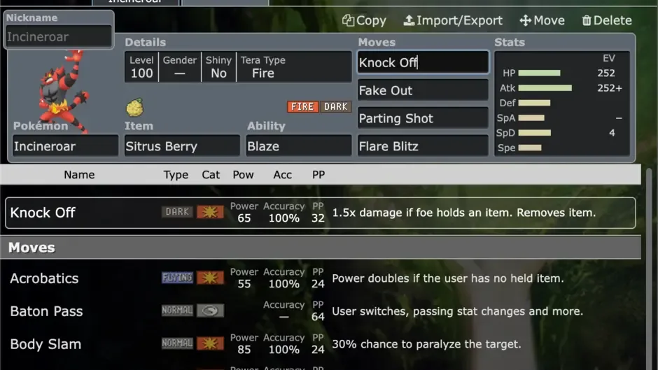Screenshot 1 from Pokémon Showdown