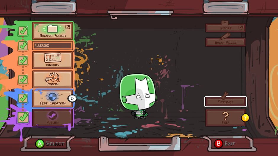 Castle Crashers: Painter Boss Paradise Screenshot