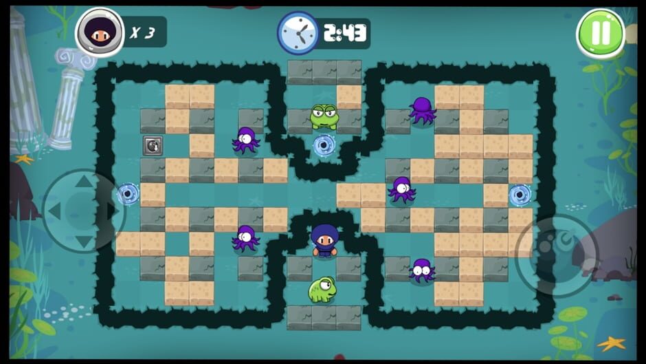 สกรีนช็อตจาก Ninja Boy Adventures: Bomberman Edition (รูปที่ 2)
