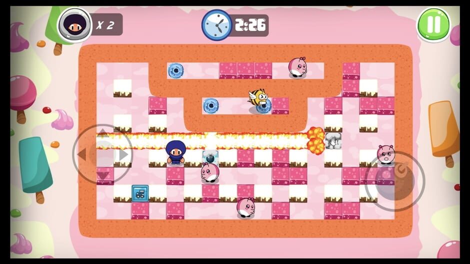 สกรีนช็อตจาก Ninja Boy Adventures: Bomberman Edition (รูปที่ 4)