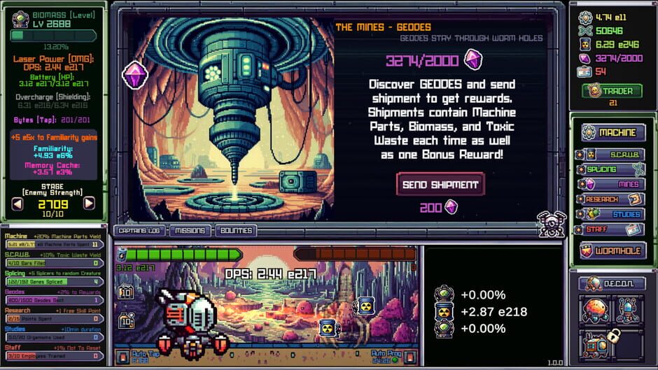 Screenshots Decon Protocol