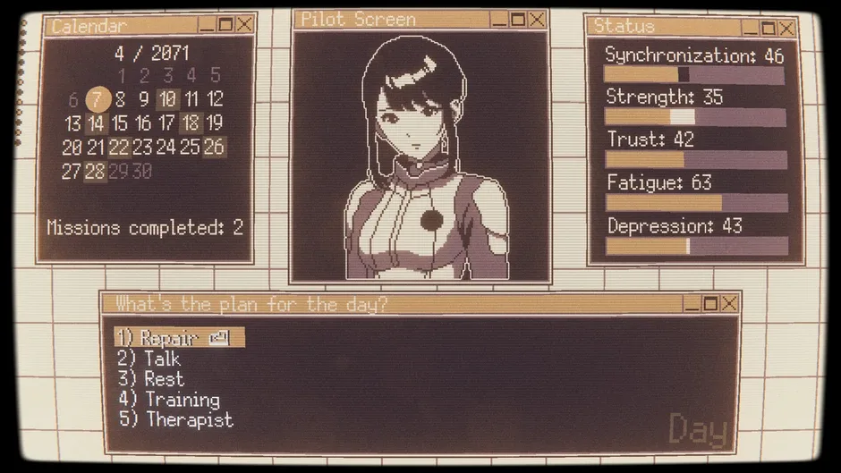 Valkyrie Iteration: Mecha Pilot Raising Pocket Simulator screenshot