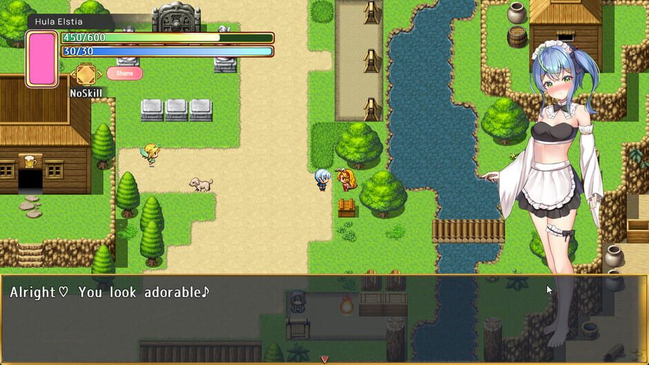 Senpai and the Mysterious Island Screenshot