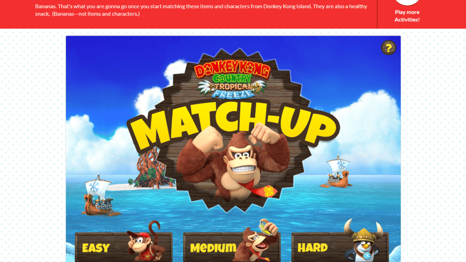 Donkey Kong Match-Up Screenshot