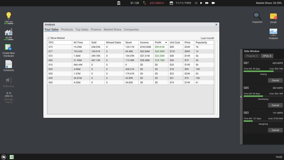 Processor Tycoon screenshot