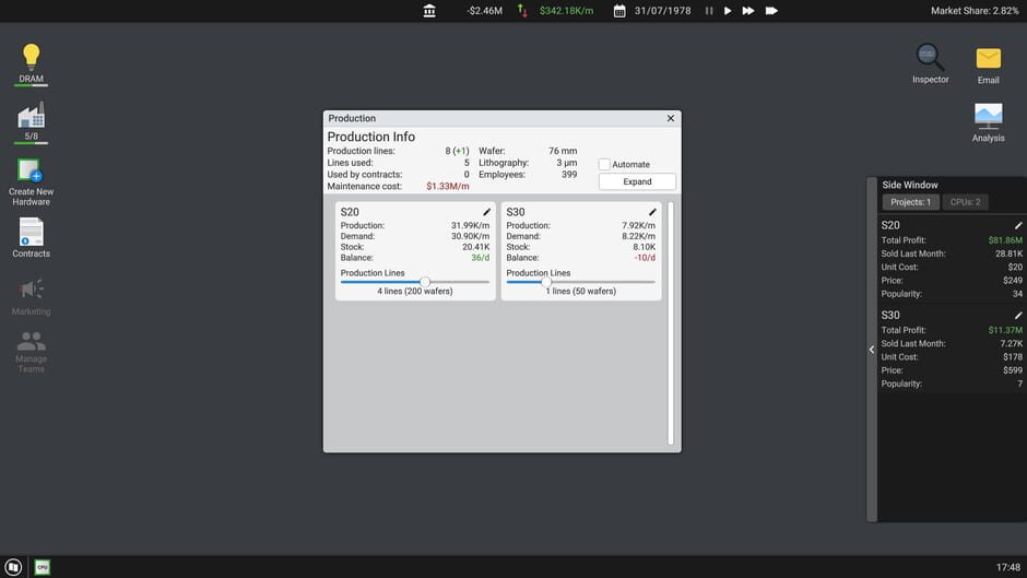 Processor Tycoon screenshot
