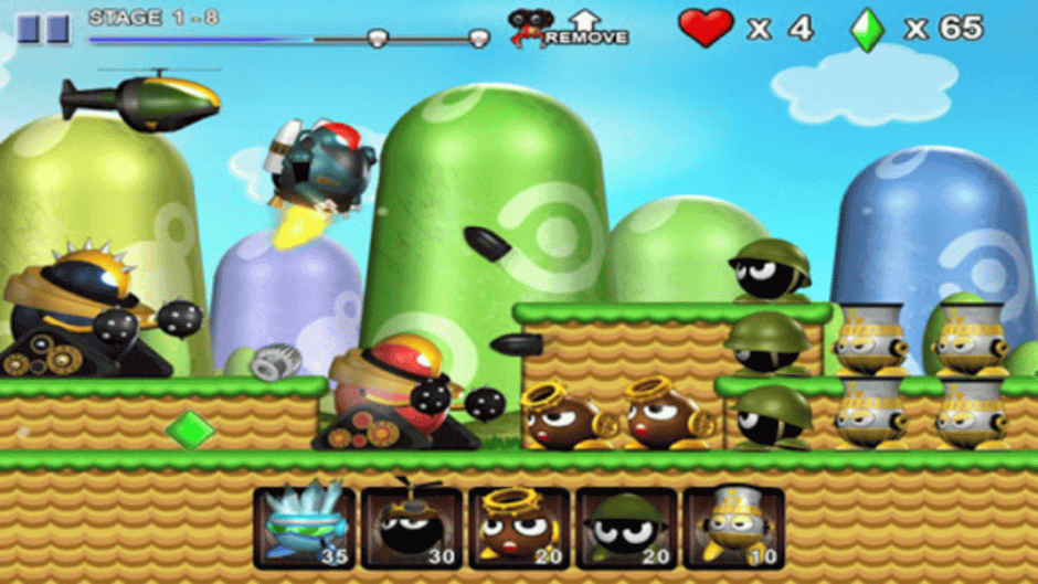 Tiny Defense - Mini Robot Wars Screenshot