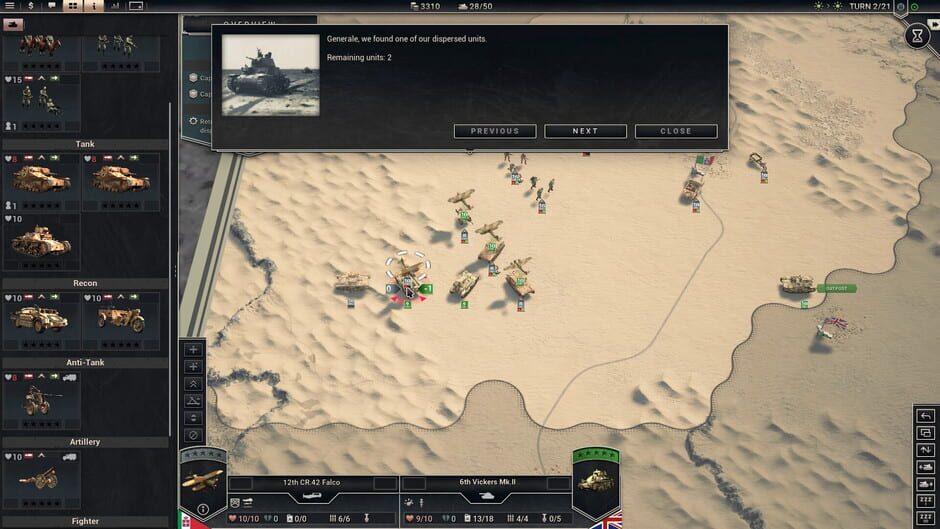 Panzer Corps 2: Frontlines - Cyrenaica Screenshot