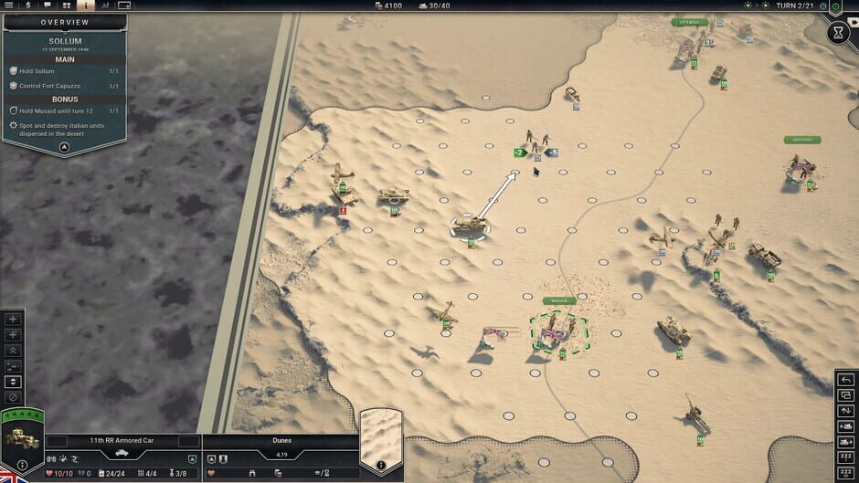 Panzer Corps 2: Frontlines - Cyrenaica Screenshot