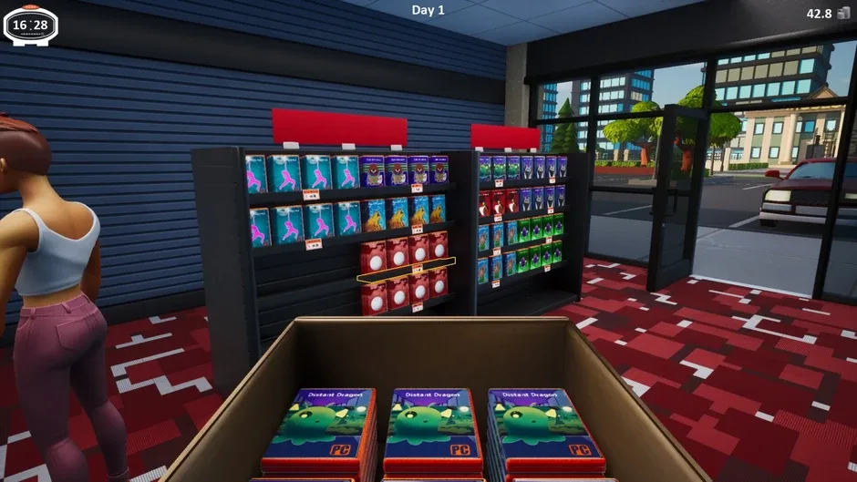 Кадър от Midnight Launch: A GameShop Sim