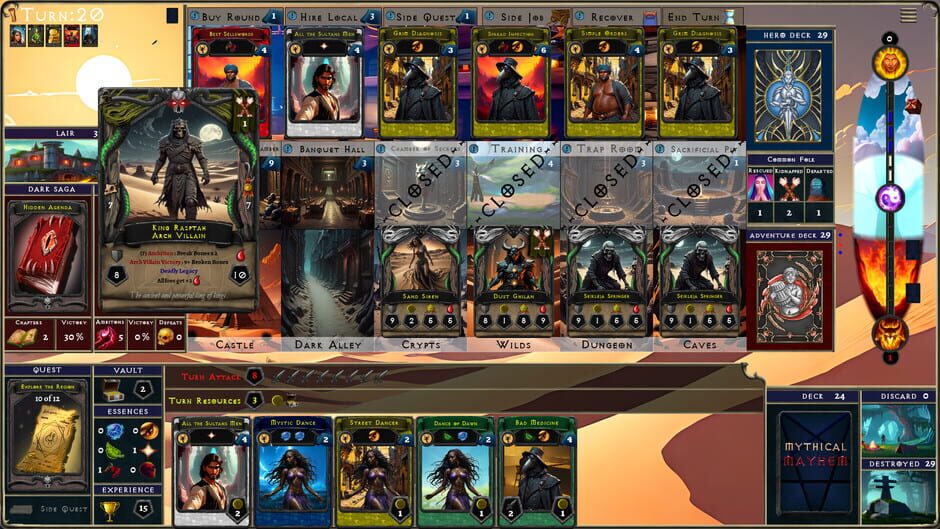 Mythical Mayhem: Twisting Sands Expansion Screenshot