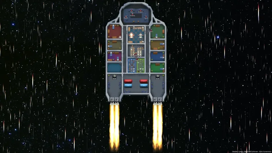 Кадър от Starship Colony