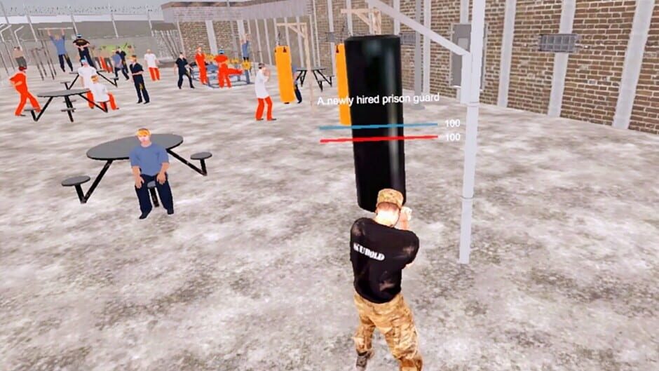 สกรีนช็อตจาก VR Prison Showdown：rookie Guard Rumble (รูปที่ 9)