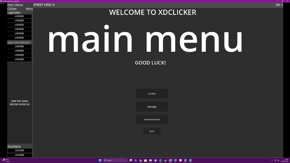 Xd Clicker Screenshot