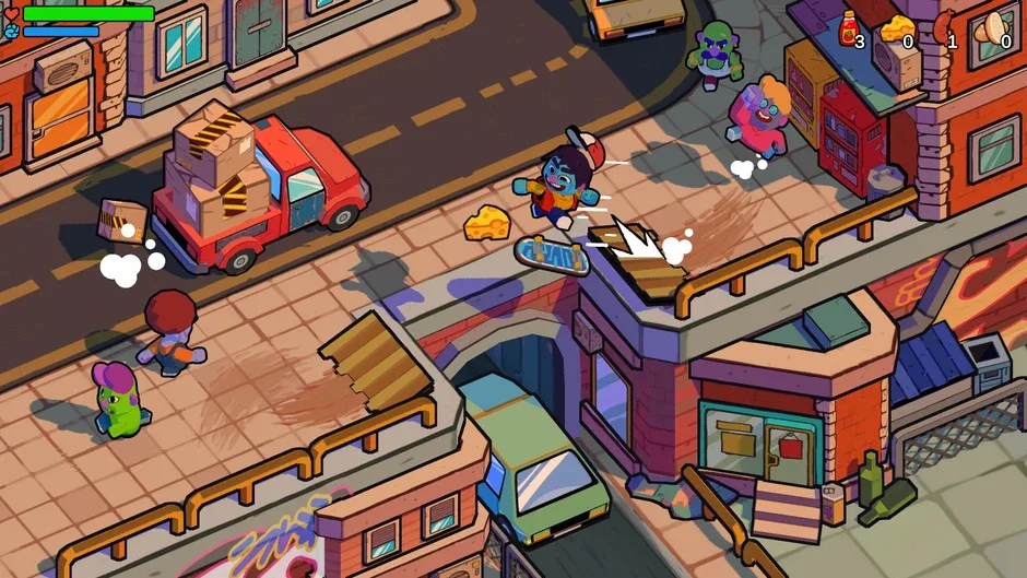 Кадър от Punch Lunch: Foodtruck Fighter