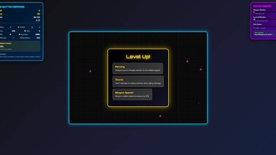 One Button Defense screenshot