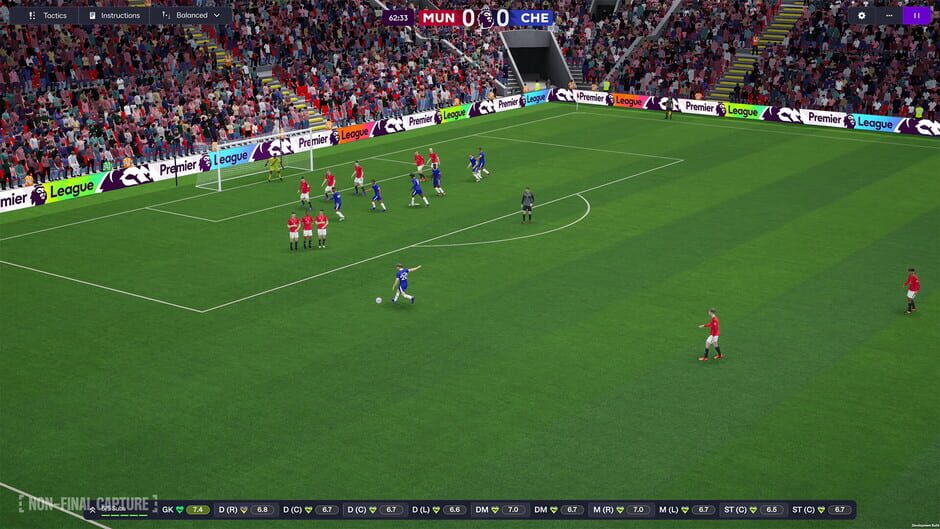 Imagen de la interfaz de Football Manager 26