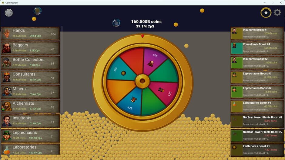 Screenshots Coin Hoarder