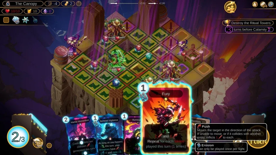 Кадър от Cards of the Abyss